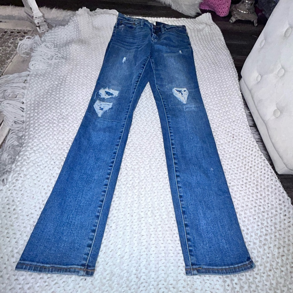 50%offw❤️ jCrew "Vintage Straight" 26 Tall 26T distressed #77